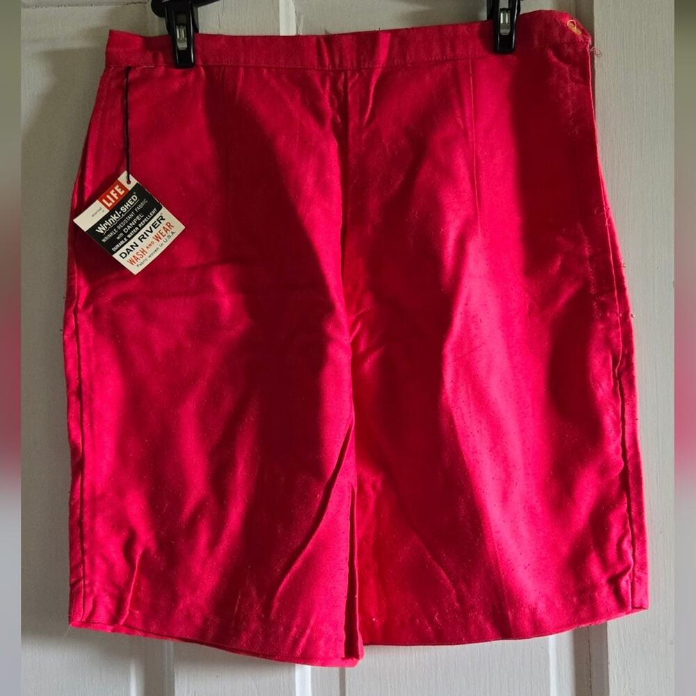 50s 60s vintage Dan River Wrinkl-shed shorts 29in waist NWT